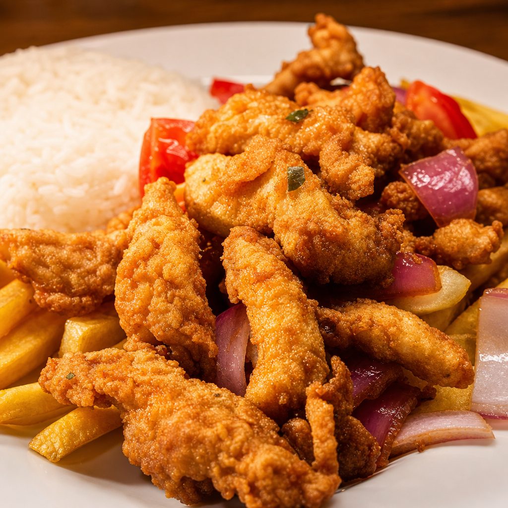 Pescado Saltado.