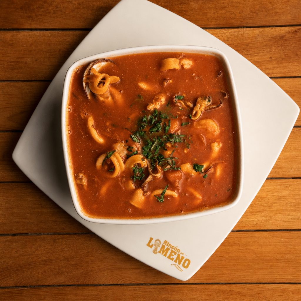 Parihuela De Mariscos.