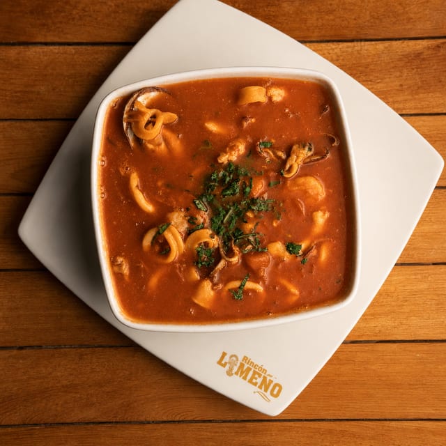 Parihuela De Mariscos.
