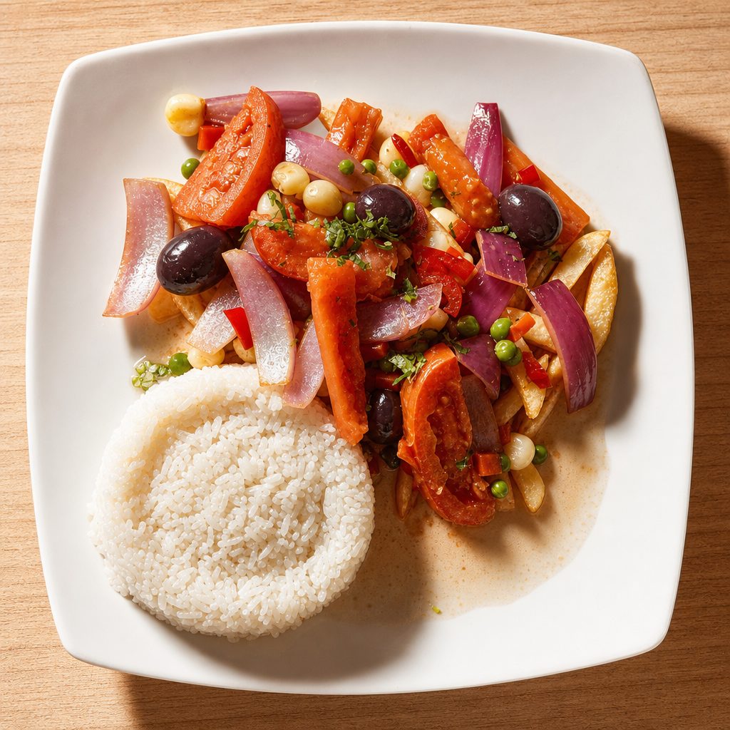 Veggie Saltado.