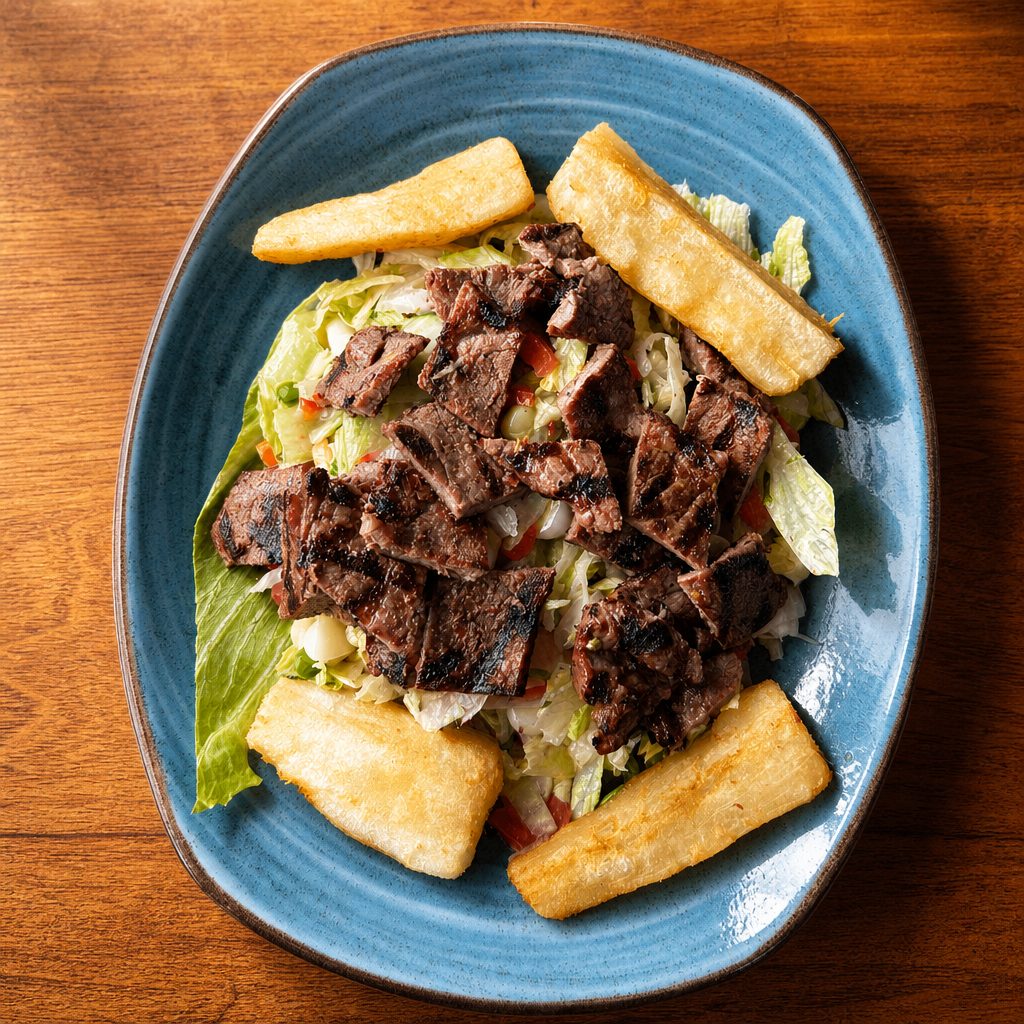 Ensalada Con Carne.