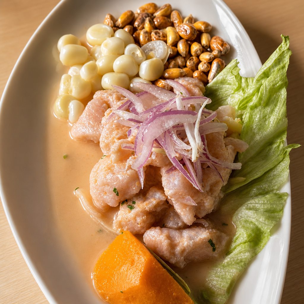 Tapa de Ceviche de Pescado.
