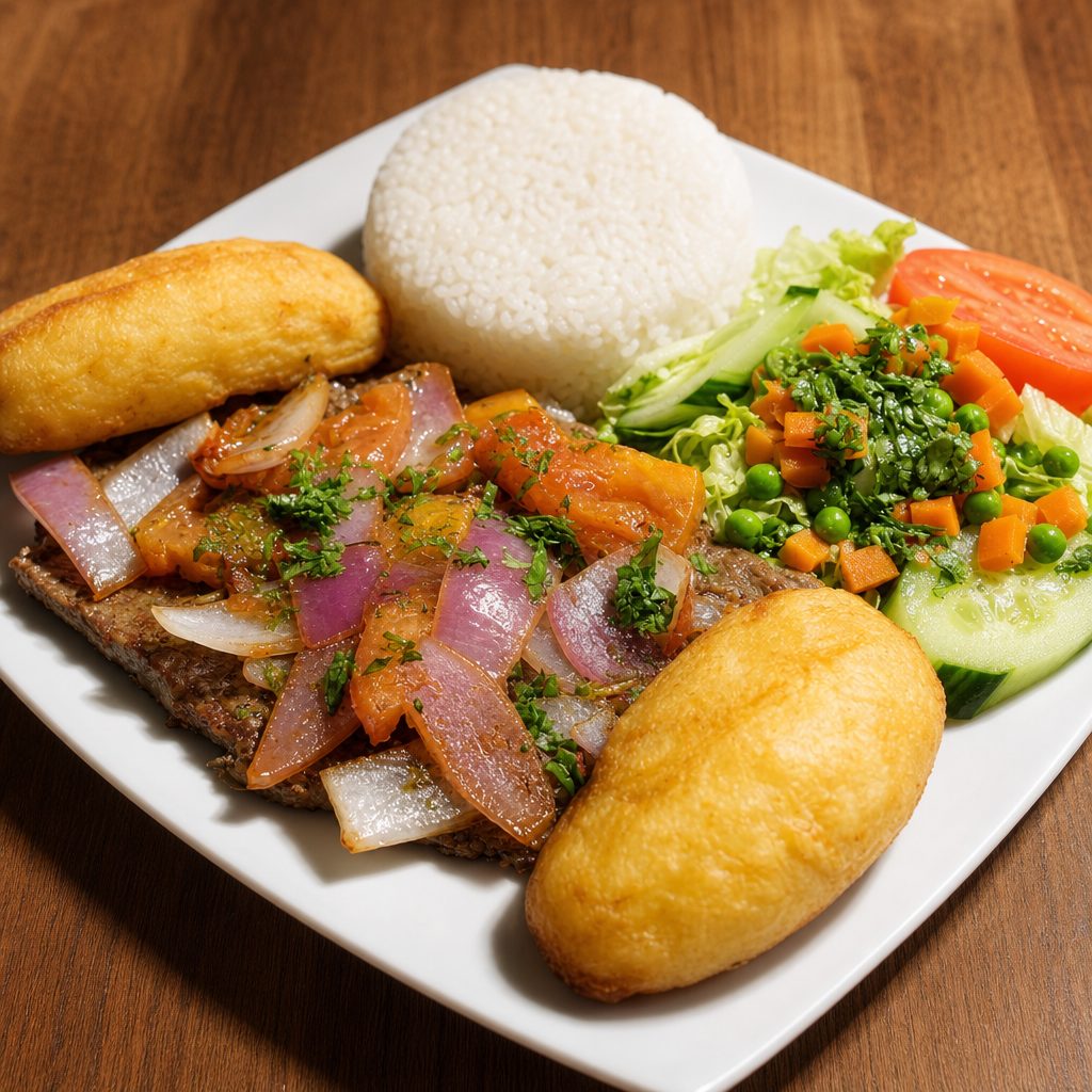 Bistec Encebollado.